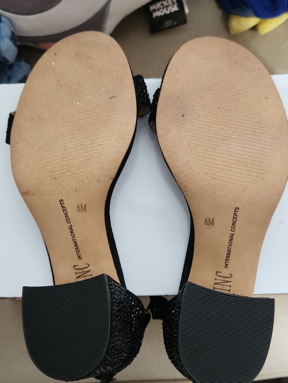 INC International Concepts Hadwin Scallop Block-Heel Sandal - Picture 5 of 7